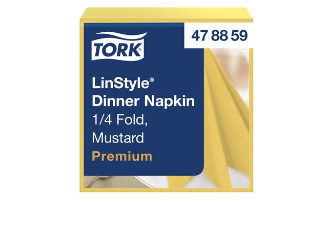 Servett TORK LinStyle gul 39x39cm 50/fp